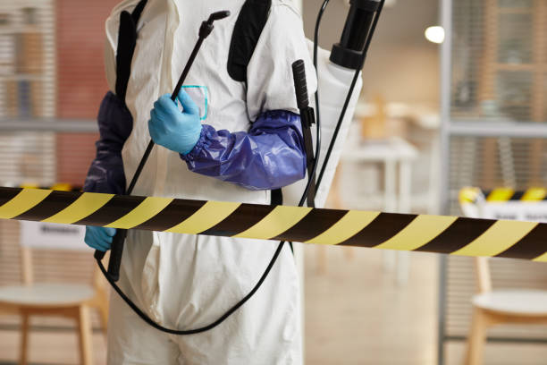 Professional Biohazard Cleanup technician working in Magnetic Springs, OH